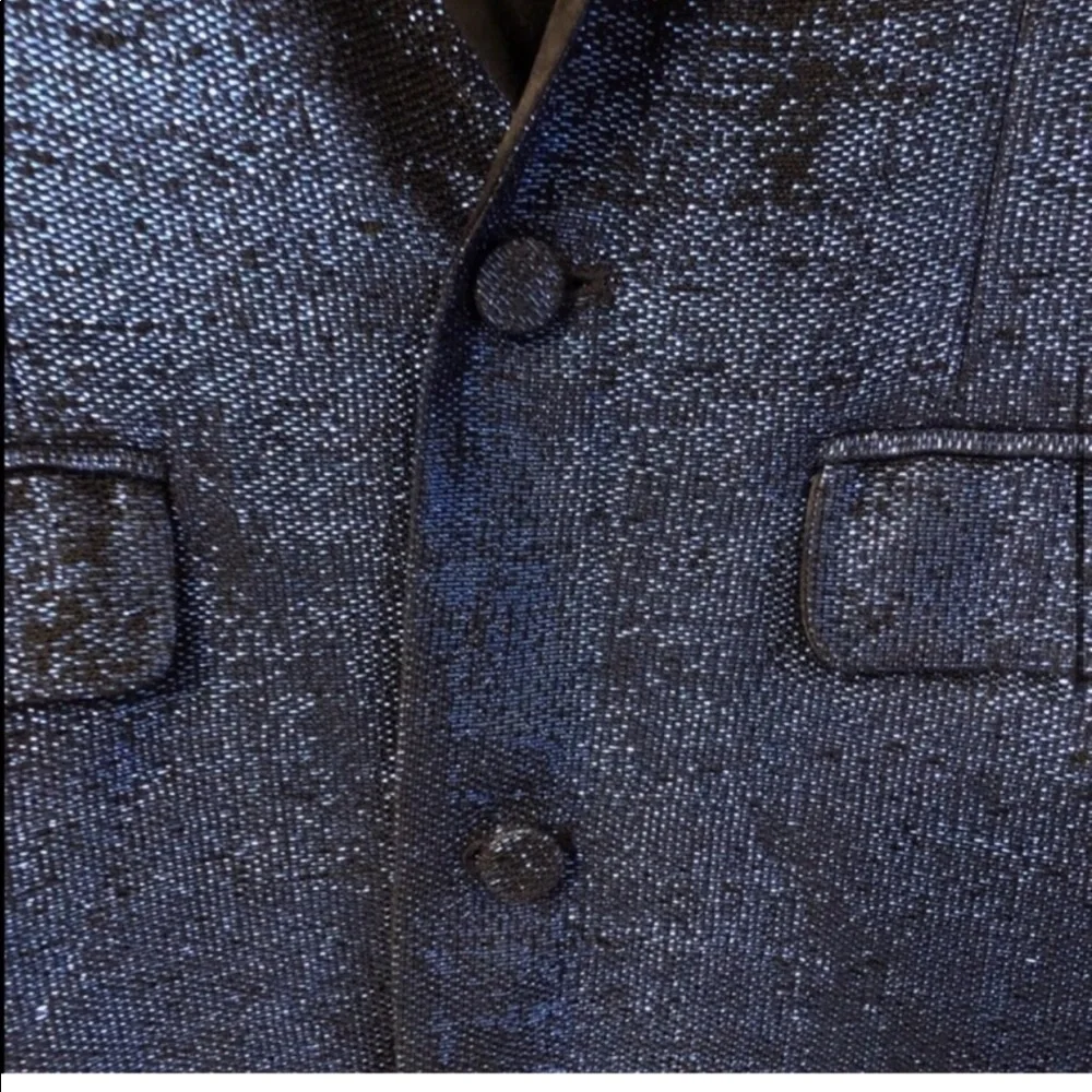 Joe’s Jeans Heidi Blue Tuxedo Jacket - Picture 8 of 12